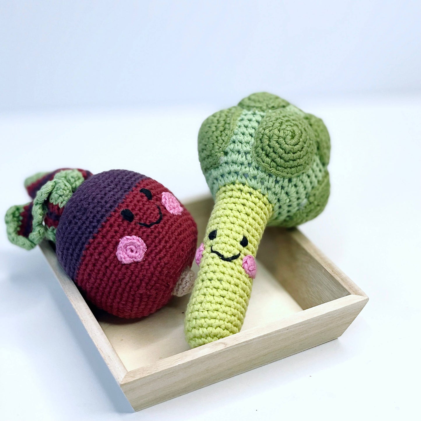 Pretend Play Food Rattle - Broccoli