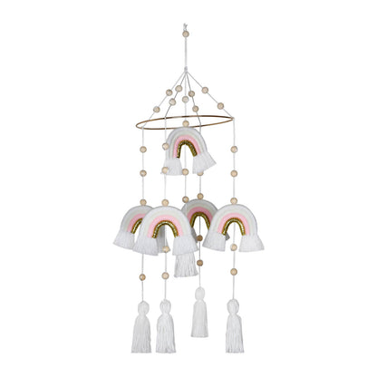 Handmade Rainbow Hanging Baby Crib Mobile For Nursery Room