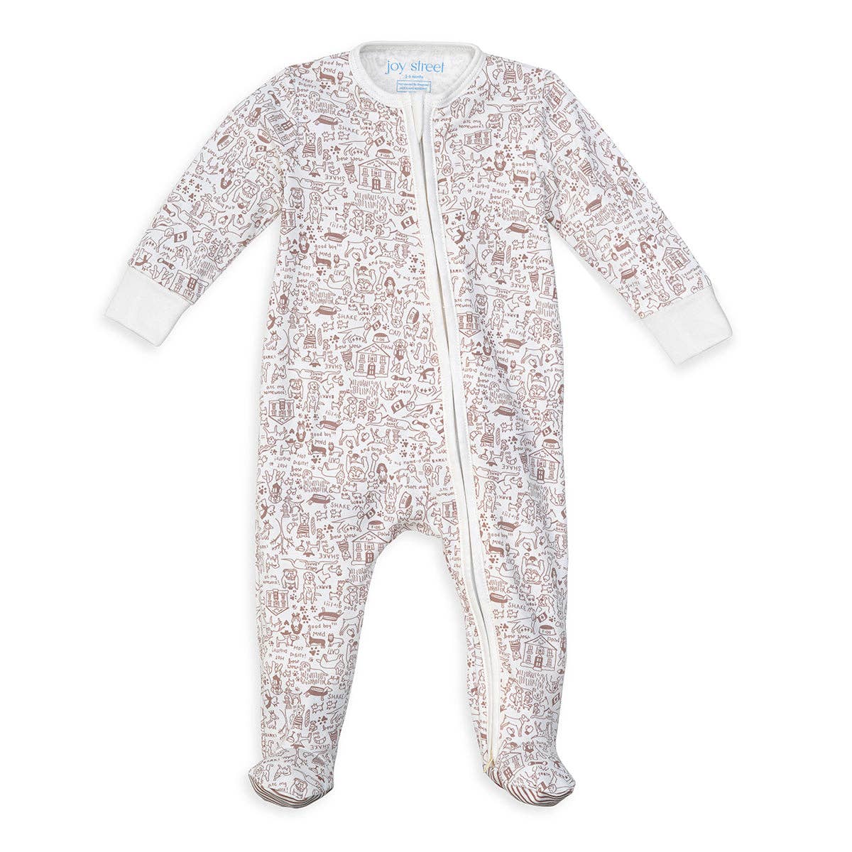 Good Dog Zip Baby Onesie