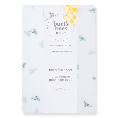 Golden Bee Organic Cotton BEESNUG® Fitted Crib Sheet - Quarry