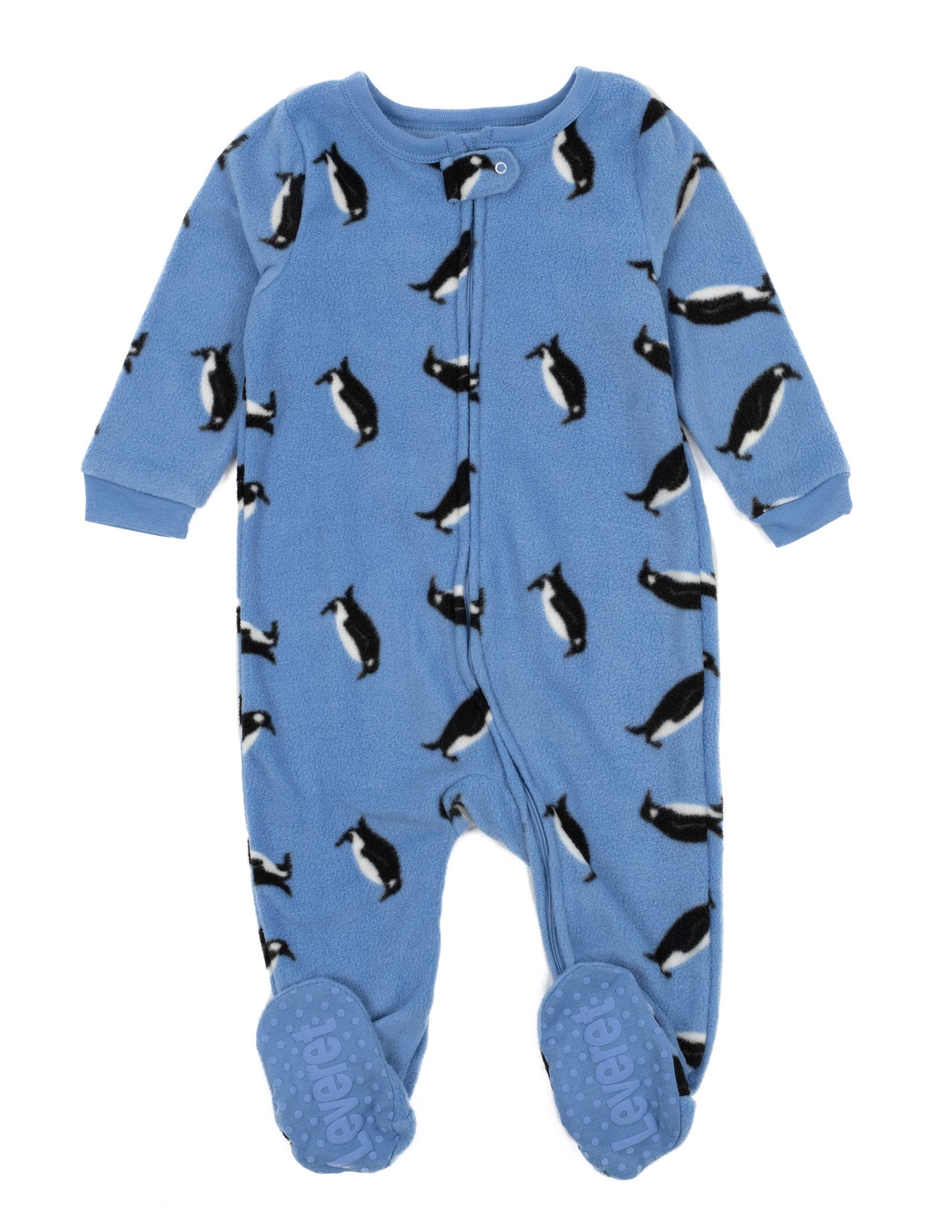 Kids Footed Fleece Pajama Penguin