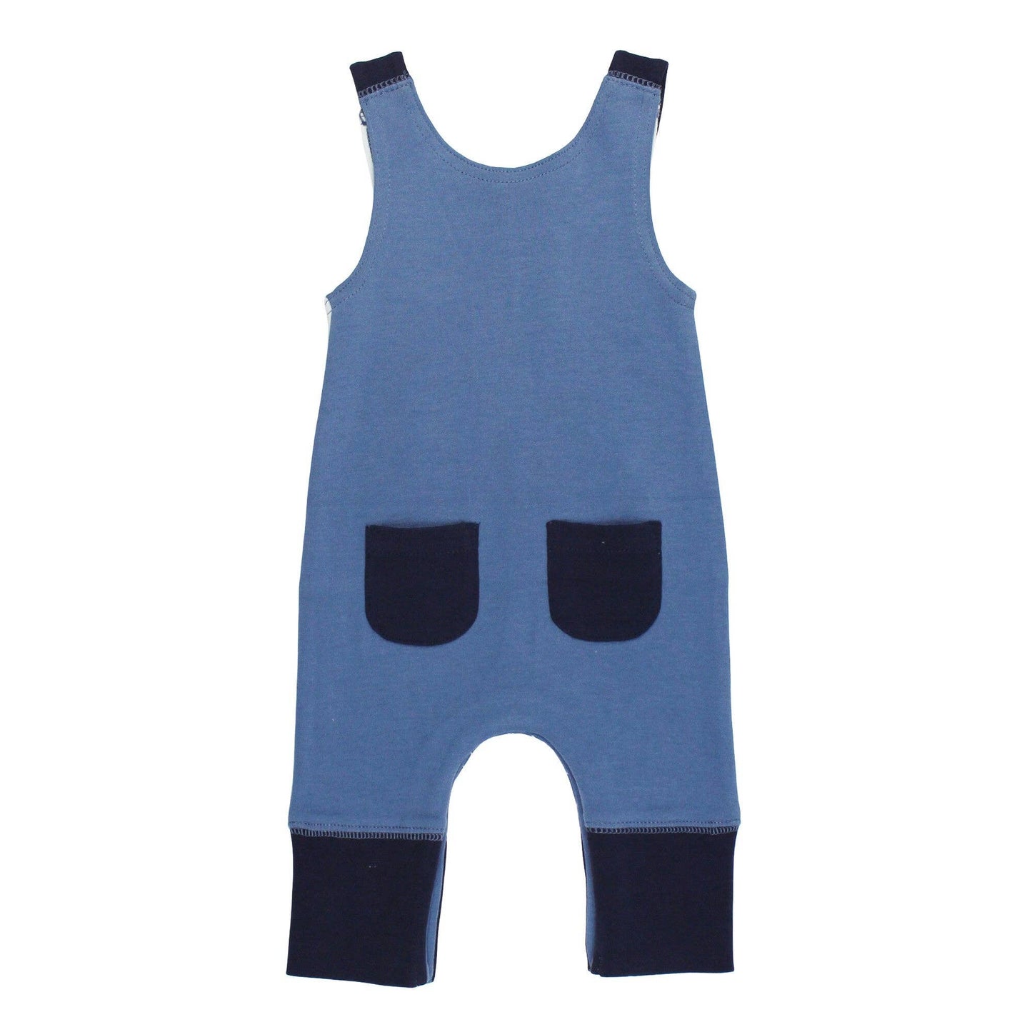 Sailboat | Organic Applique Harem Romper