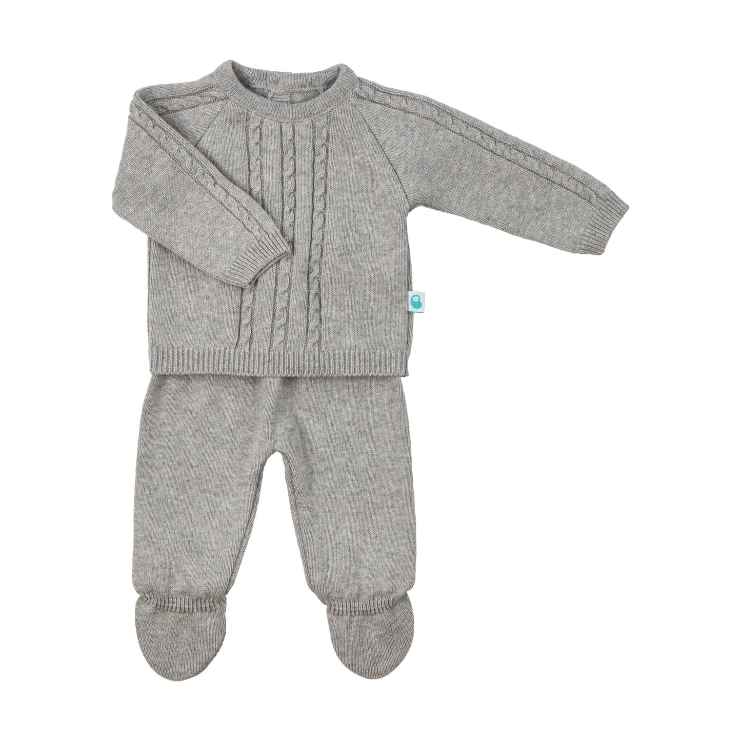 Baby Cotton Knitted Sweater and Pants Set