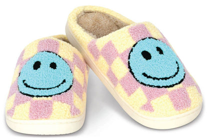 Happy Check Slippers Large