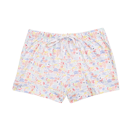 Rhode Island Women’s Button Front Short Pajama Set