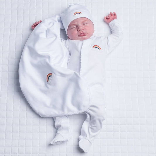 Our Rainbow Baby Footie