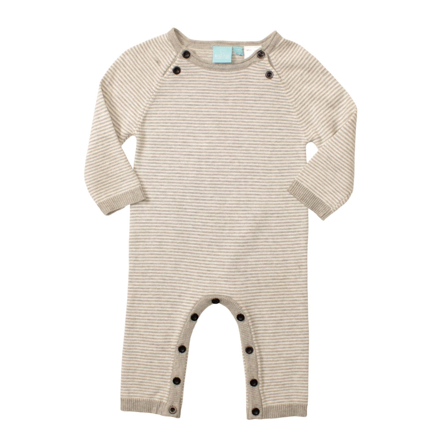 Mini Stripe Sweater Romper - Baby