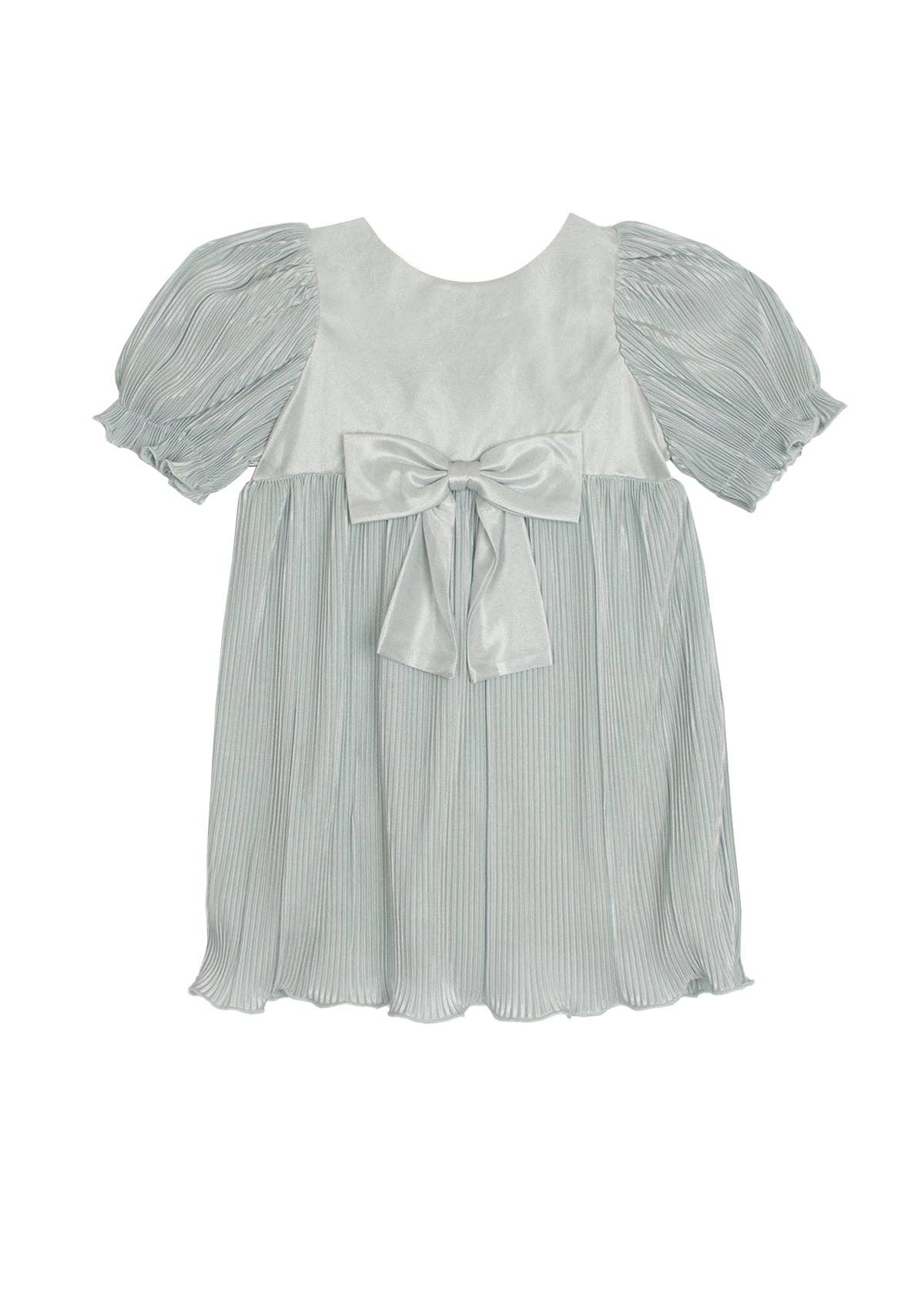 Wintermelon Pleated Bow Dress