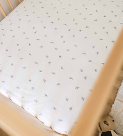 Golden Bee Organic Cotton BEESNUG® Fitted Crib Sheet - Quarry