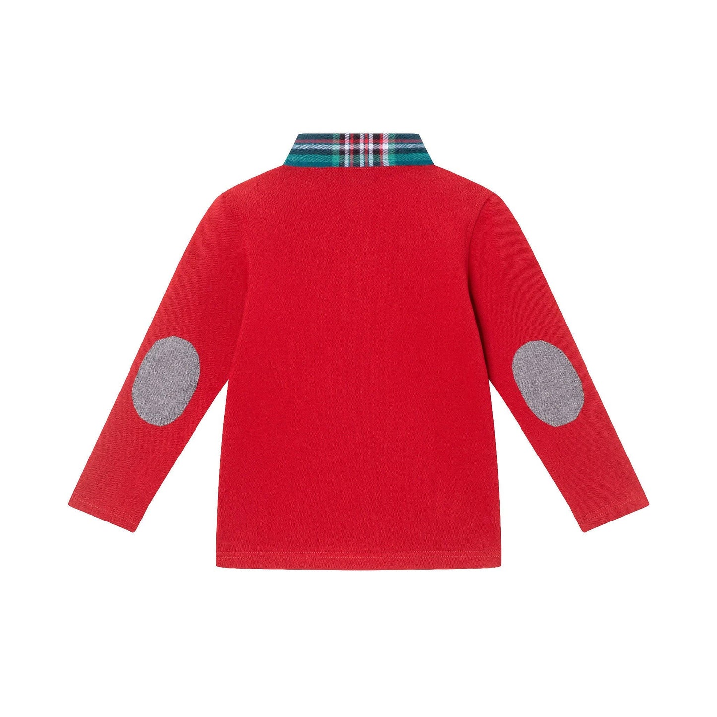 Kids Red Holiday Christmas Polo Set