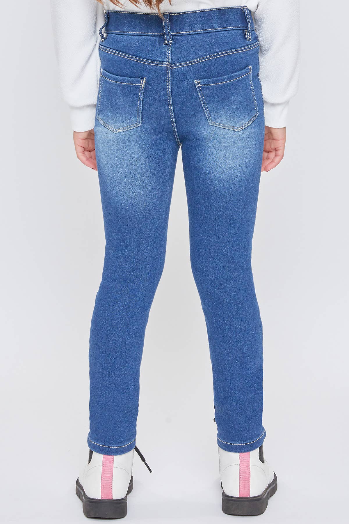 Faux Front Pull On Skinny Jean