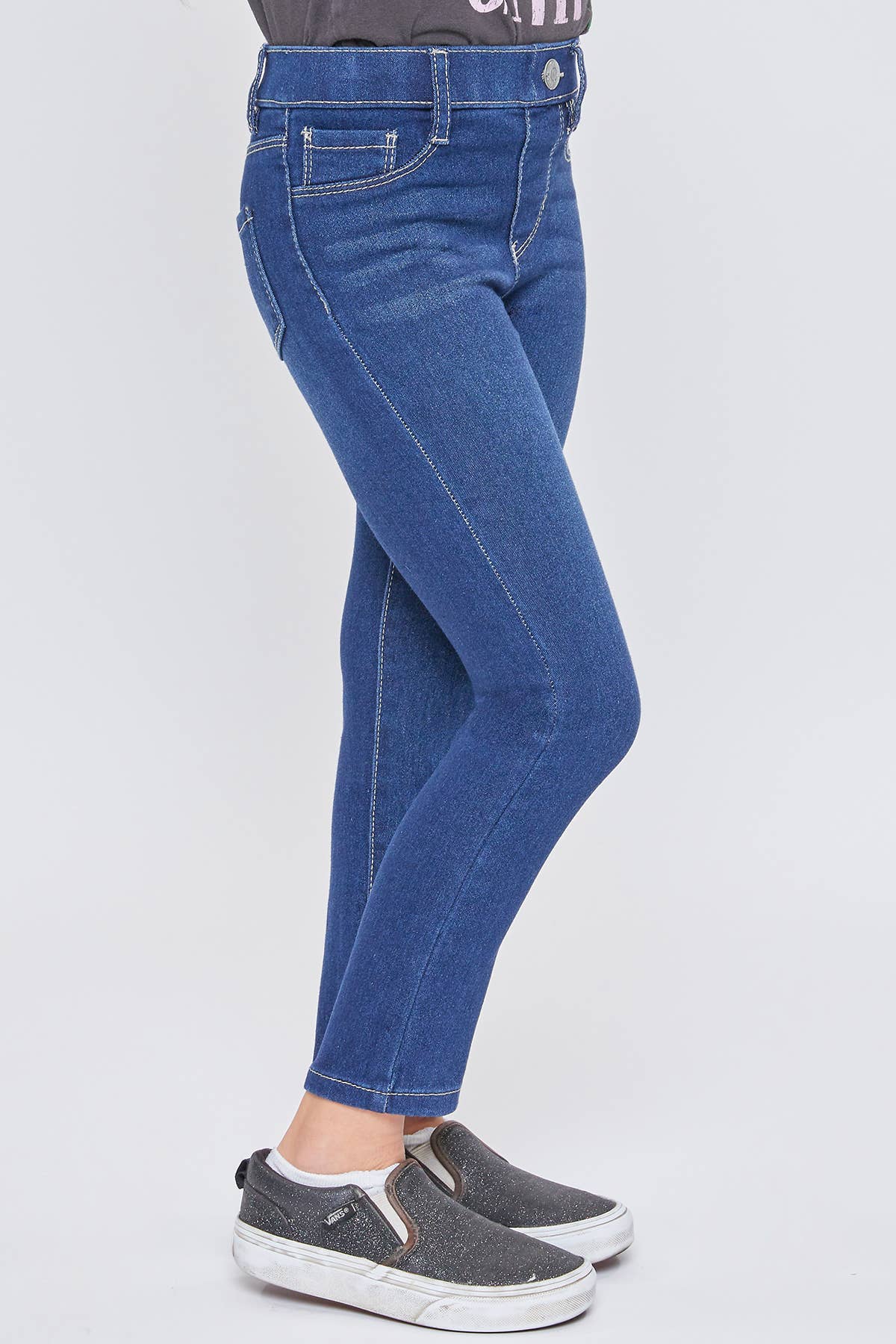 Faux Front Pull On Skinny Jean