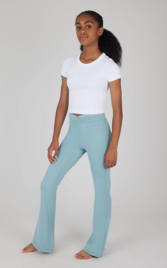 Ruched Waist Flare Yoga Pant