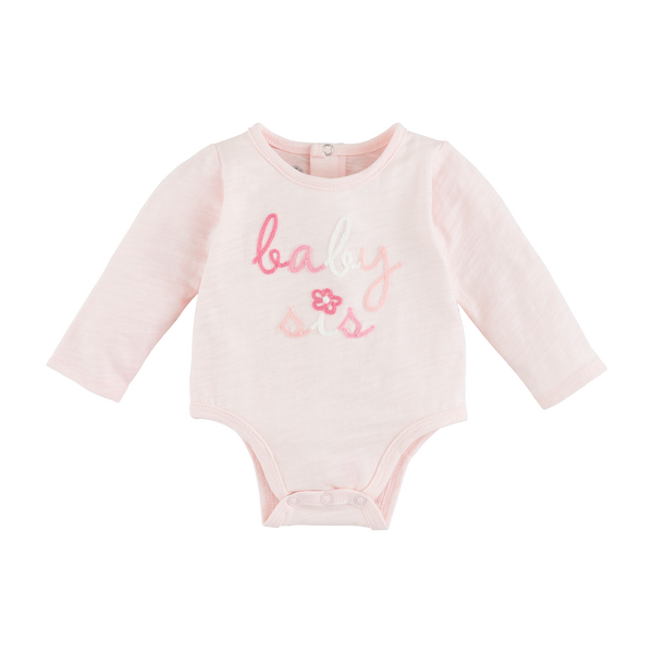 Baby Sis Embroidered Bodysuit