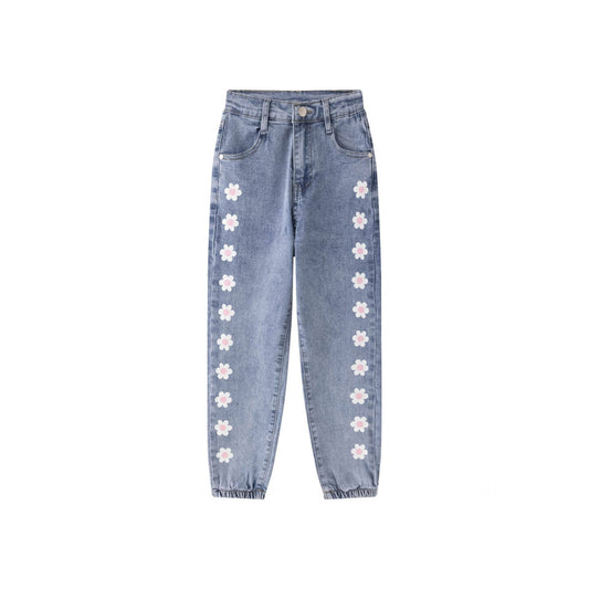 Daisy Denim Joggers