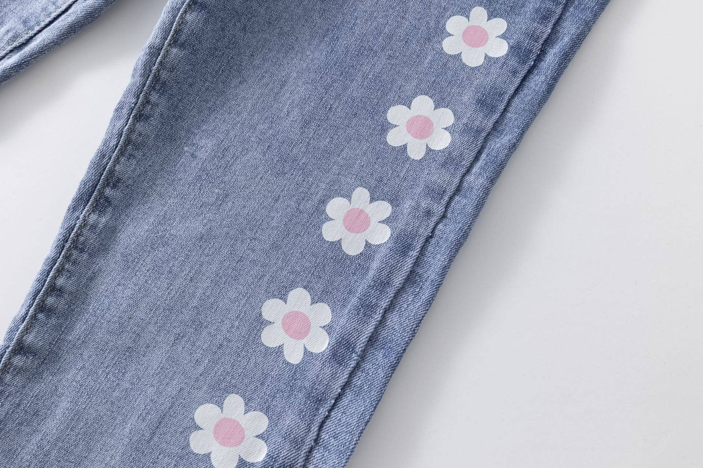 Daisy Denim Joggers