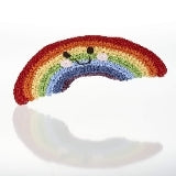 Pebble Friendly Rainbow Rattle