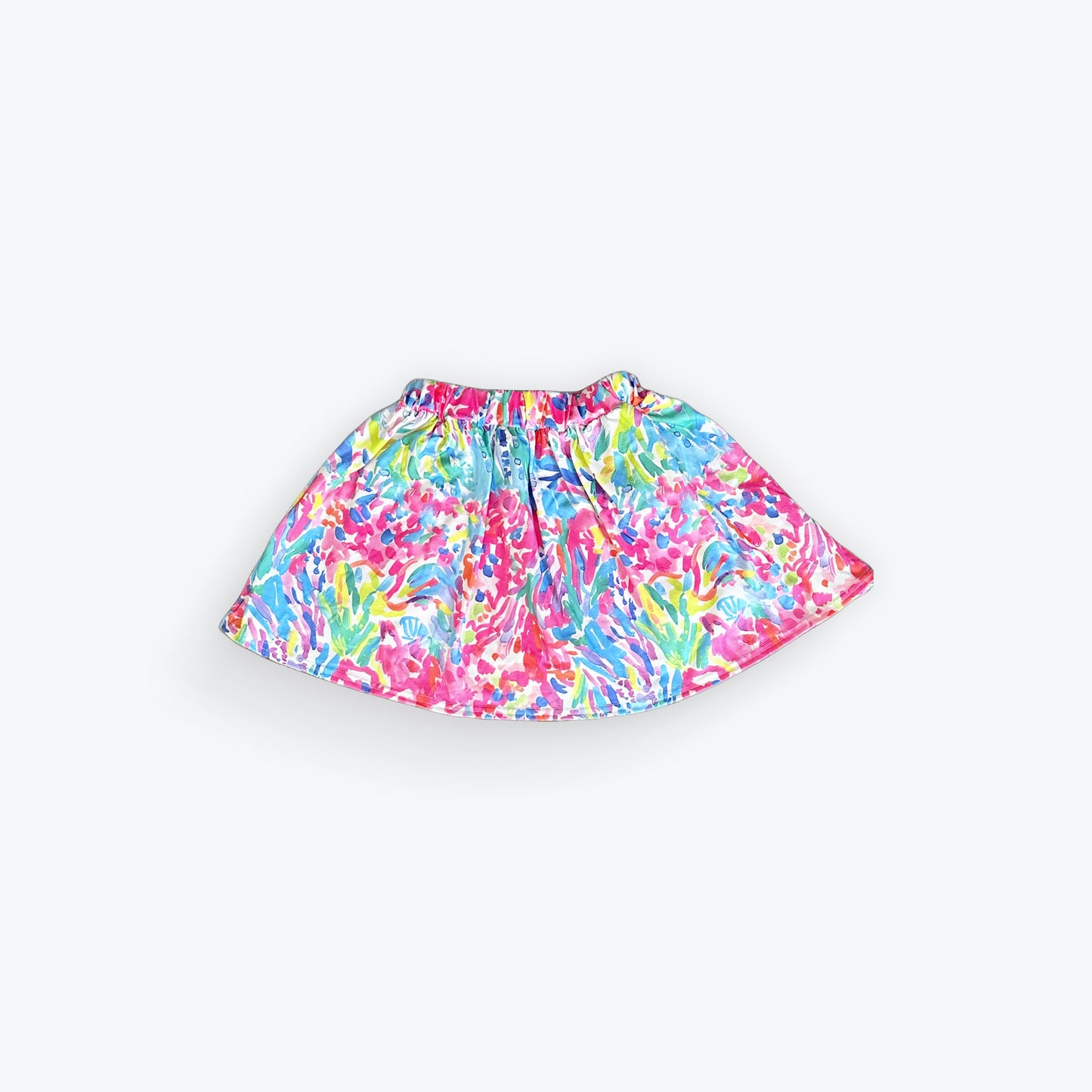 Watercolor Wildflower Skort & Ruffle Tee Set