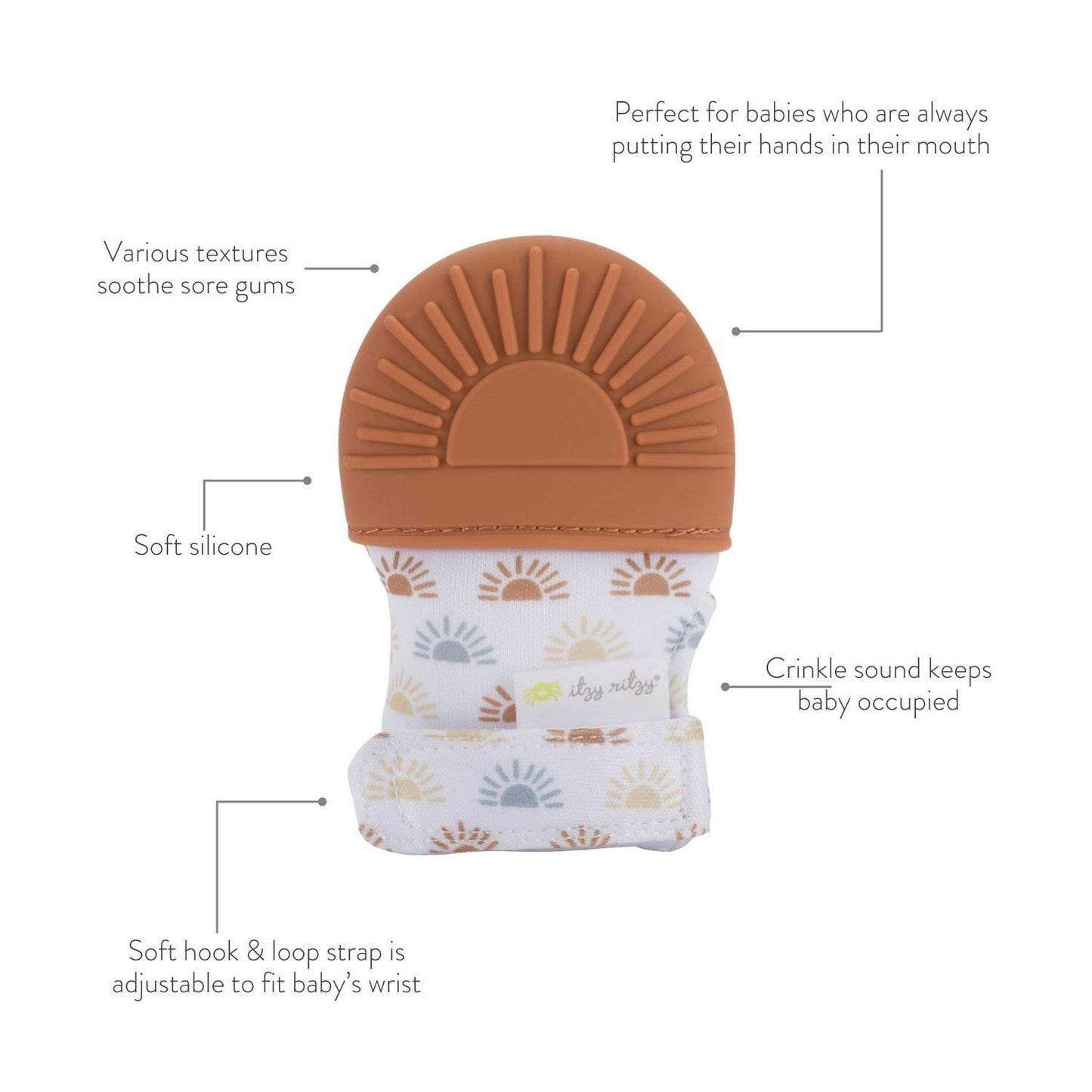 Itzy Ritzy Silicone Teething Mitt