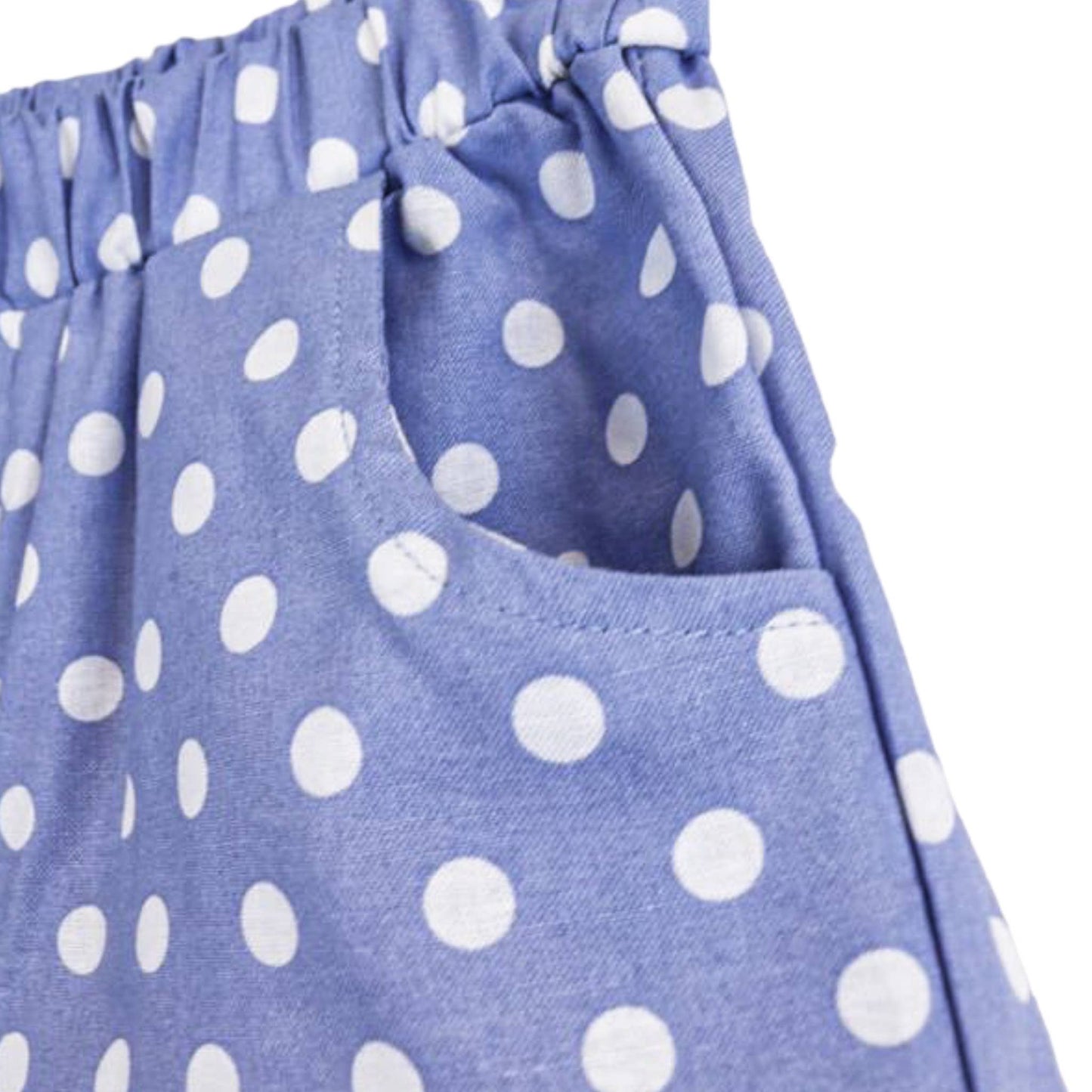 Polka Dot Pull on Shorts