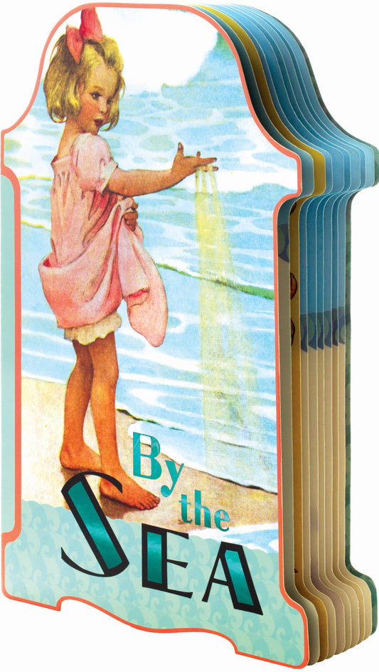 By The Sea- Children's Vintage Oversized Picture Book