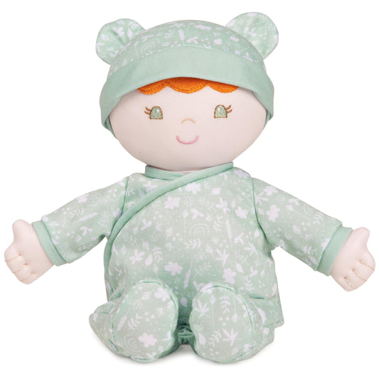 Gund Baby Sustainable Baby Doll, green