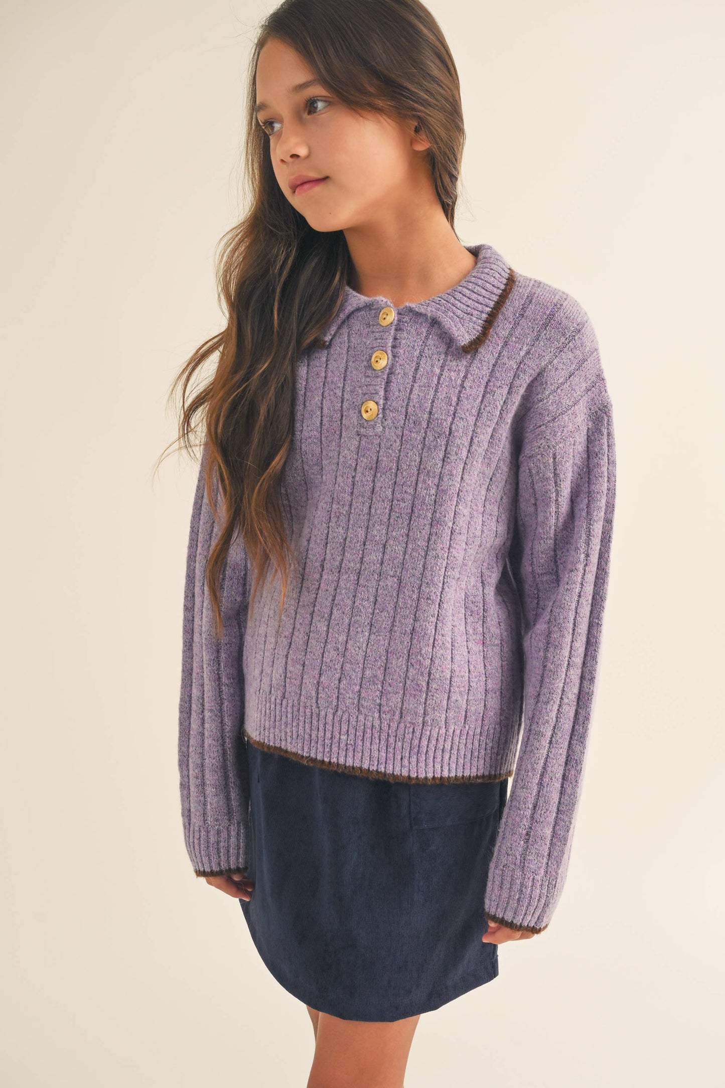 Retro Polo Sweater