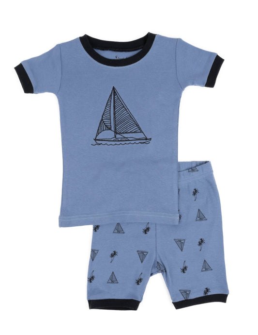 Sailboat Short Pajamas