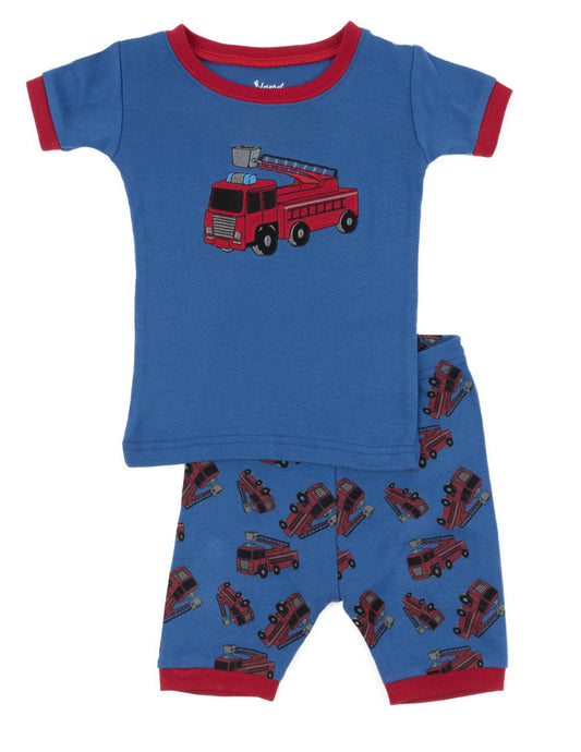 Fire Engine Short Pajamas