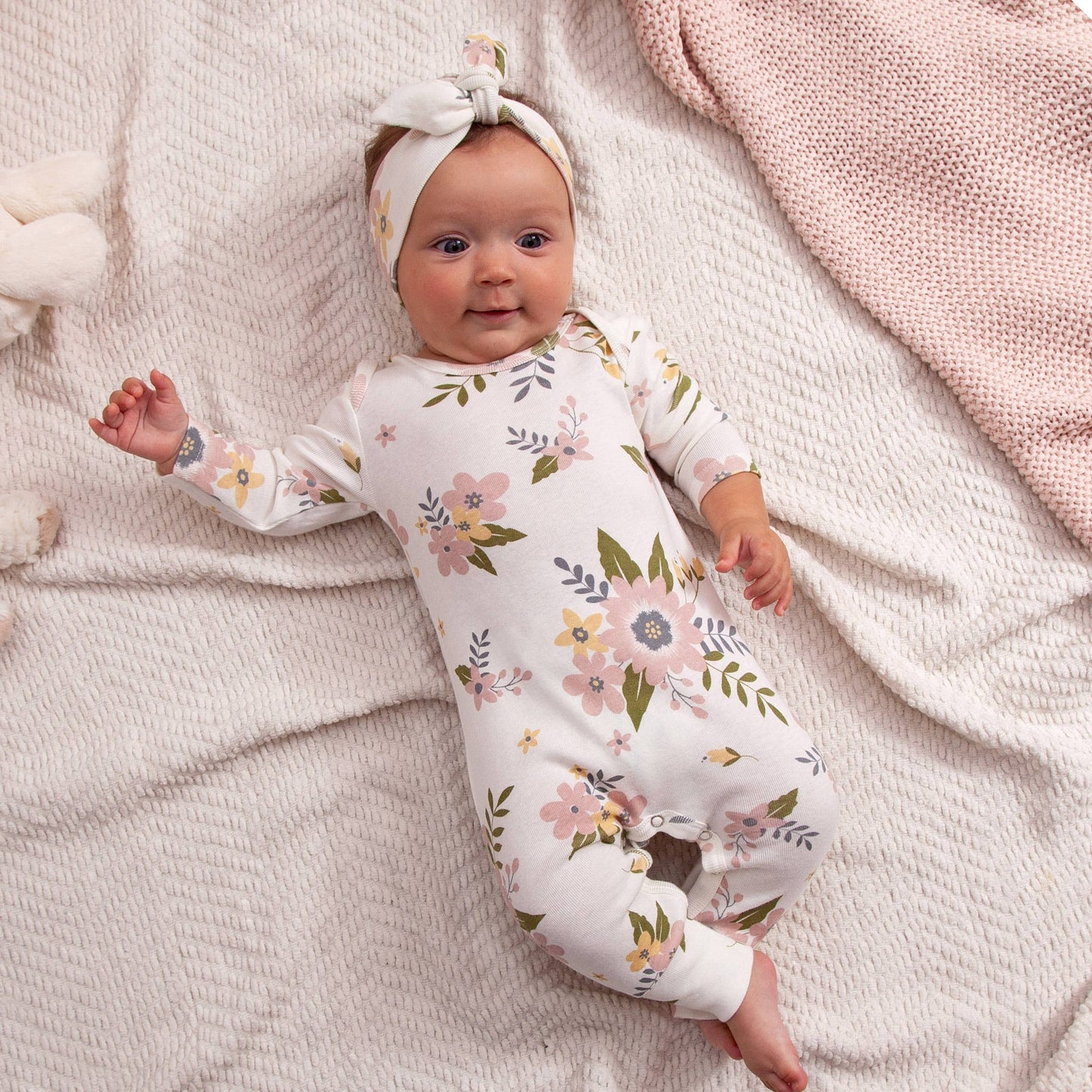 Meadow Flowers Cotton Romper