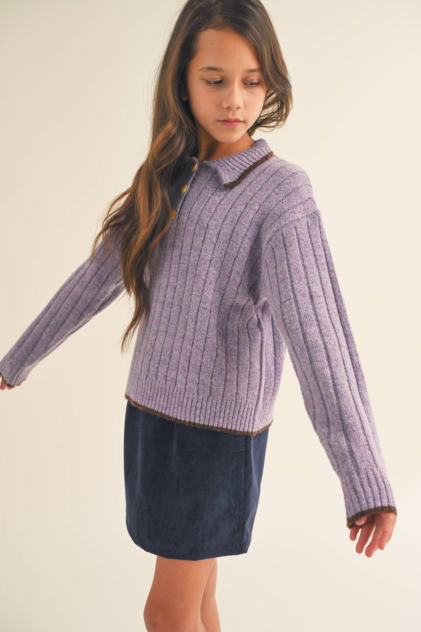 Retro Polo Sweater