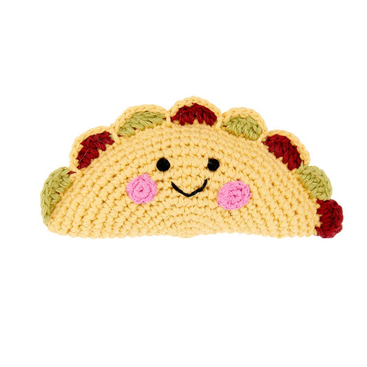 Pebble Happy Little Taco Rattle