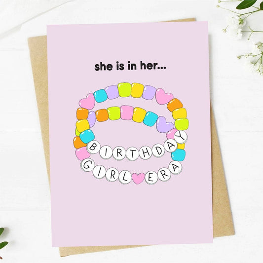 Big Moods - "she's in her birthday girl era" birthday card