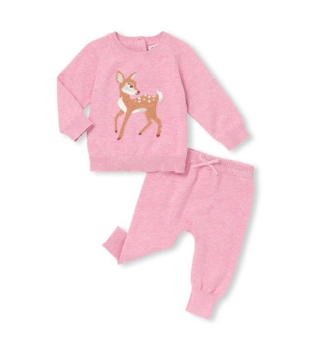 Baby Doe Raglan Knit Set