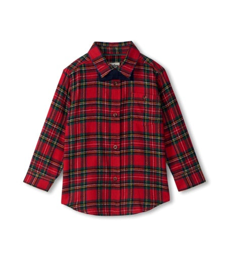 Holiday Plaid Button Down